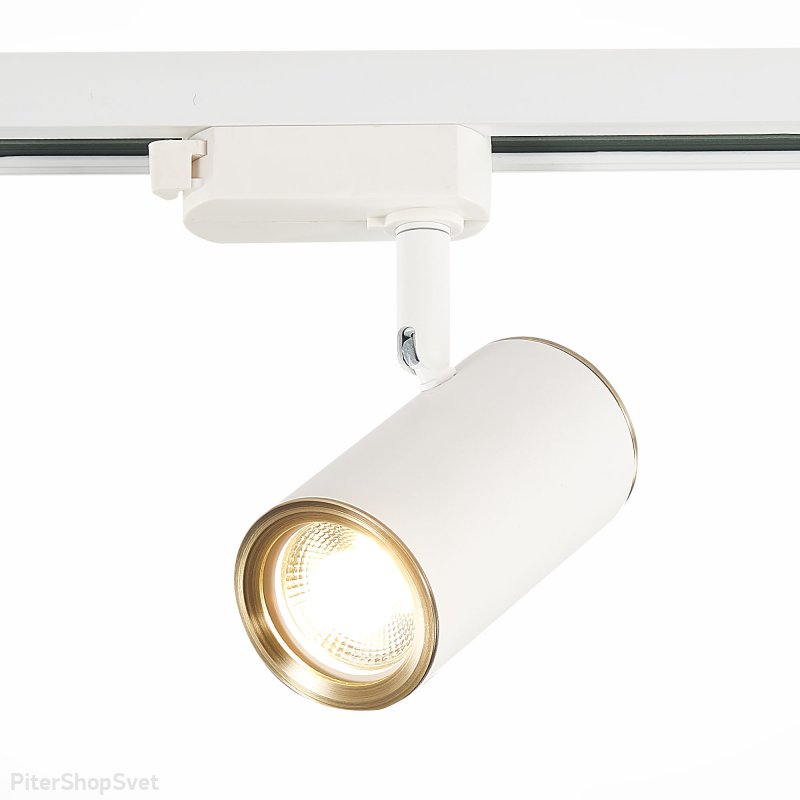 Однофазный трековый светильник белый/бронзовый «CROMI» ST301.536.01