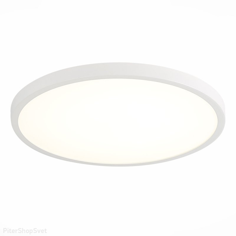 Белый плоский потолочный светильник Ø40см 32Вт 3000К ST601.532.32