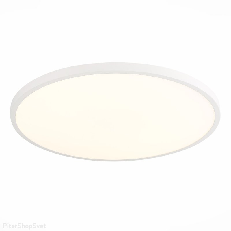 Белый плоский потолочный светильник Ø60см 48Вт 3000К ST601.532.48
