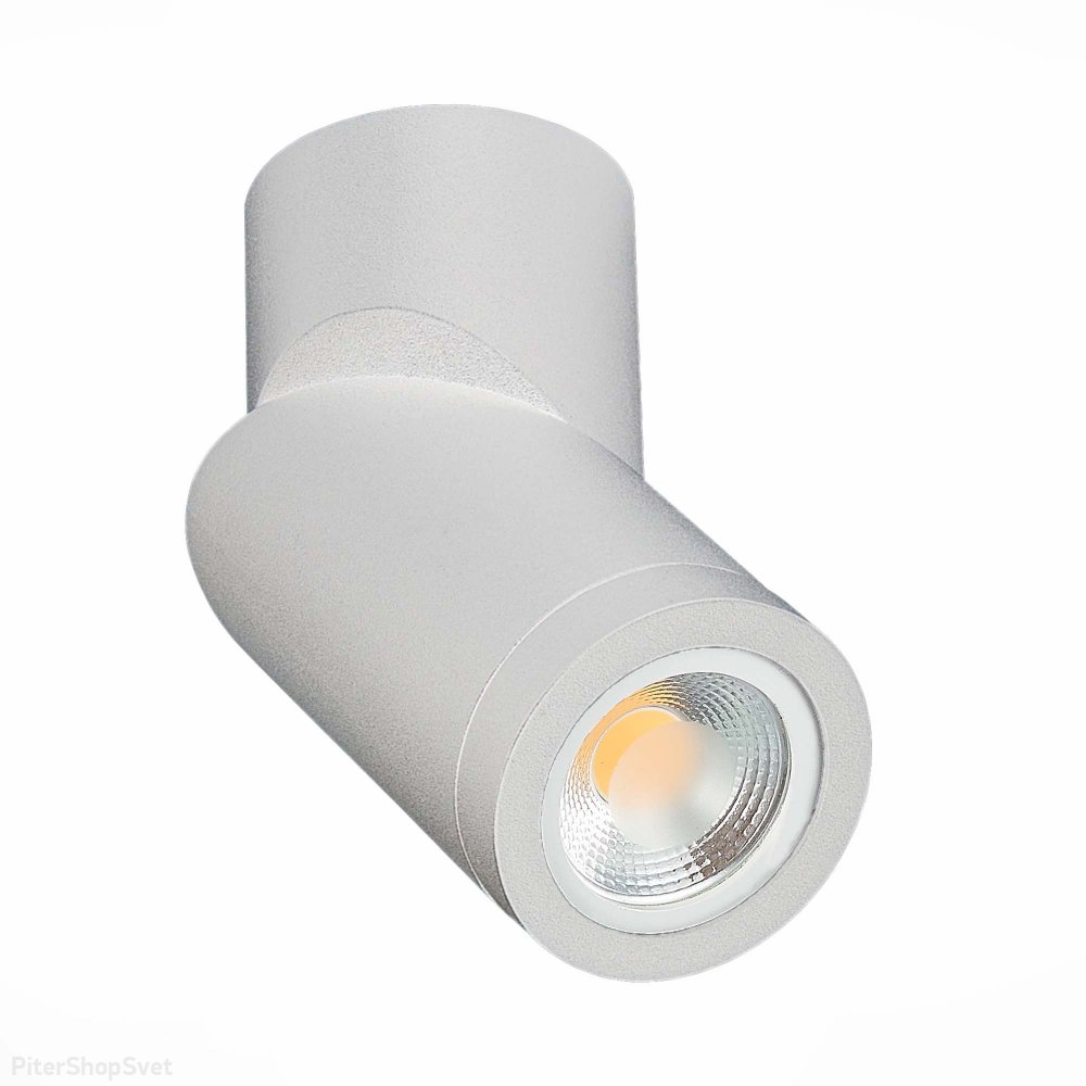 Белый накладной поворотный светильник ST650.502.01