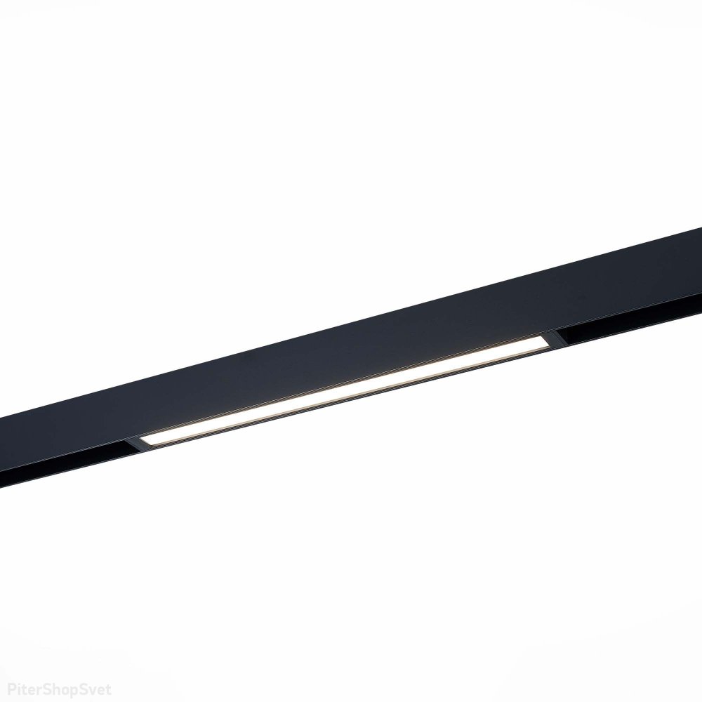 Чёрный линейный трековый светильник 41см 18Вт 3000К «Skyline 220» ST657.436.18