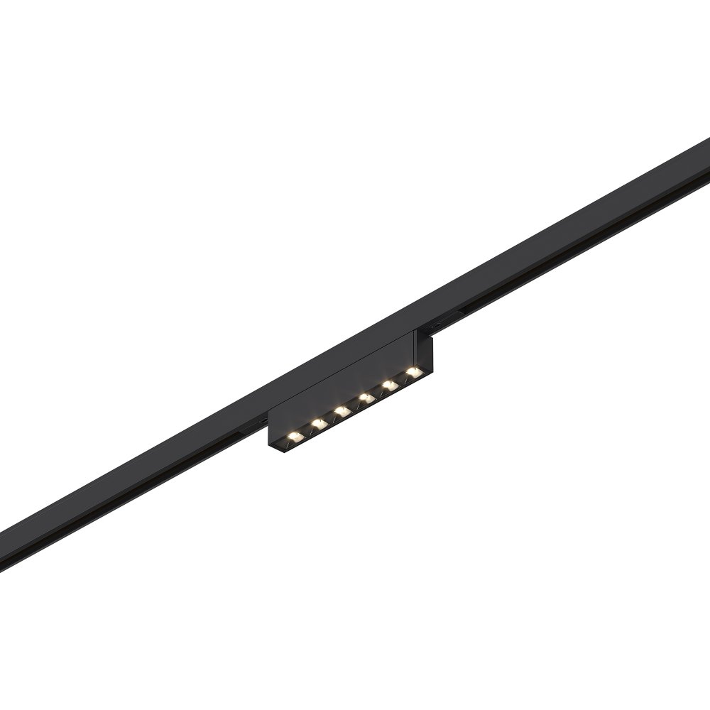 10см 5Вт 4000К чёрный линейный трековый светильник «SUPER5» ST666.446.05