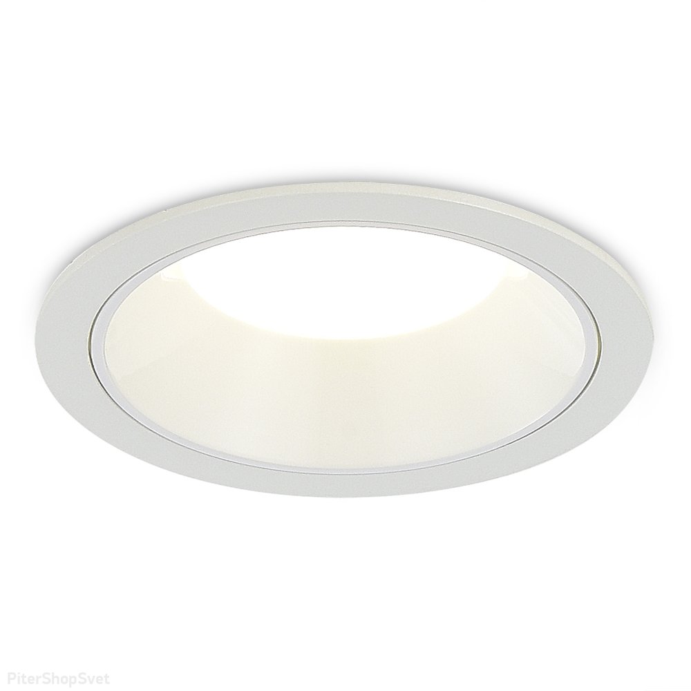 Белый круглый встраиваемый светильник 7Вт 4000К ST755.548.07