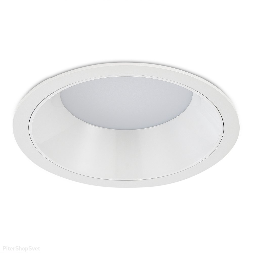 Белый круглый встраиваемый светильник 18Вт 4000К ST755.548.18