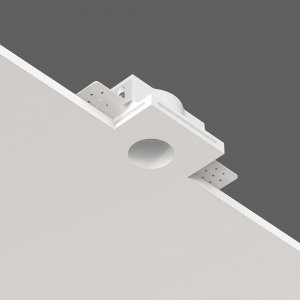 Потолочный встраиваемый гипсовый светильник для установки в потолках из гипсокартона «QUASAR 40»