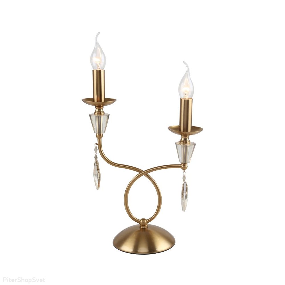 Настольная лампа свечи бронзового цвета «Grace» 1053/05/02T