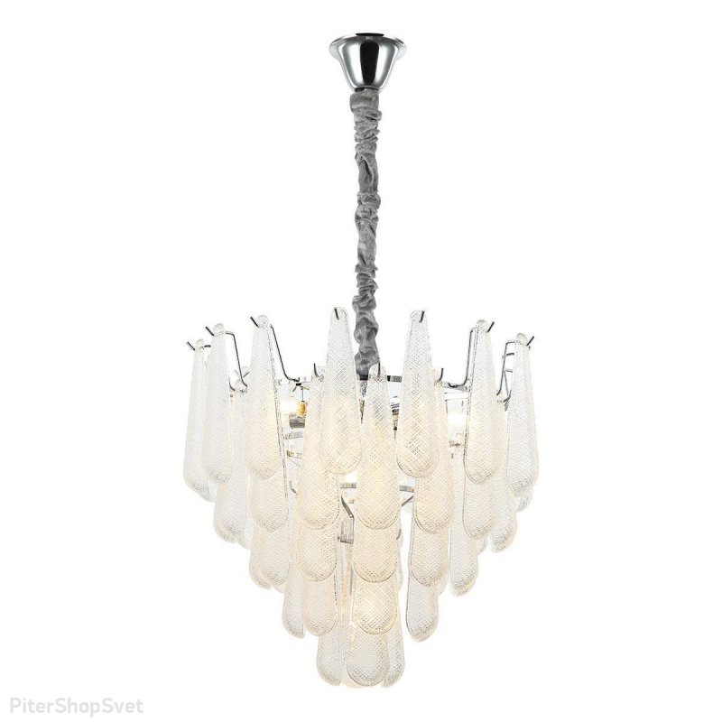 Подвесная люстра с хрустальными каплями «Prefecto» 2122/09/13P