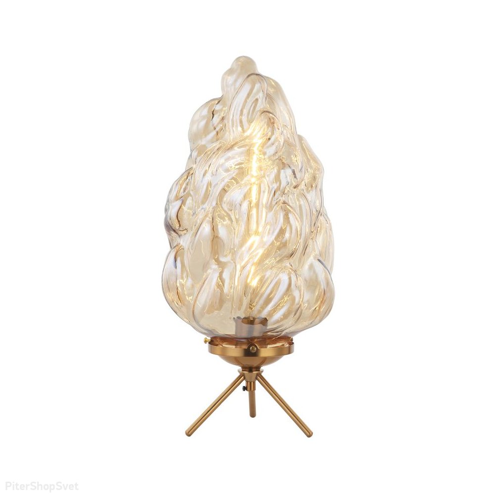 Настольная лампа с плафоном шампань на треноге «Cream» 2152/05/01T