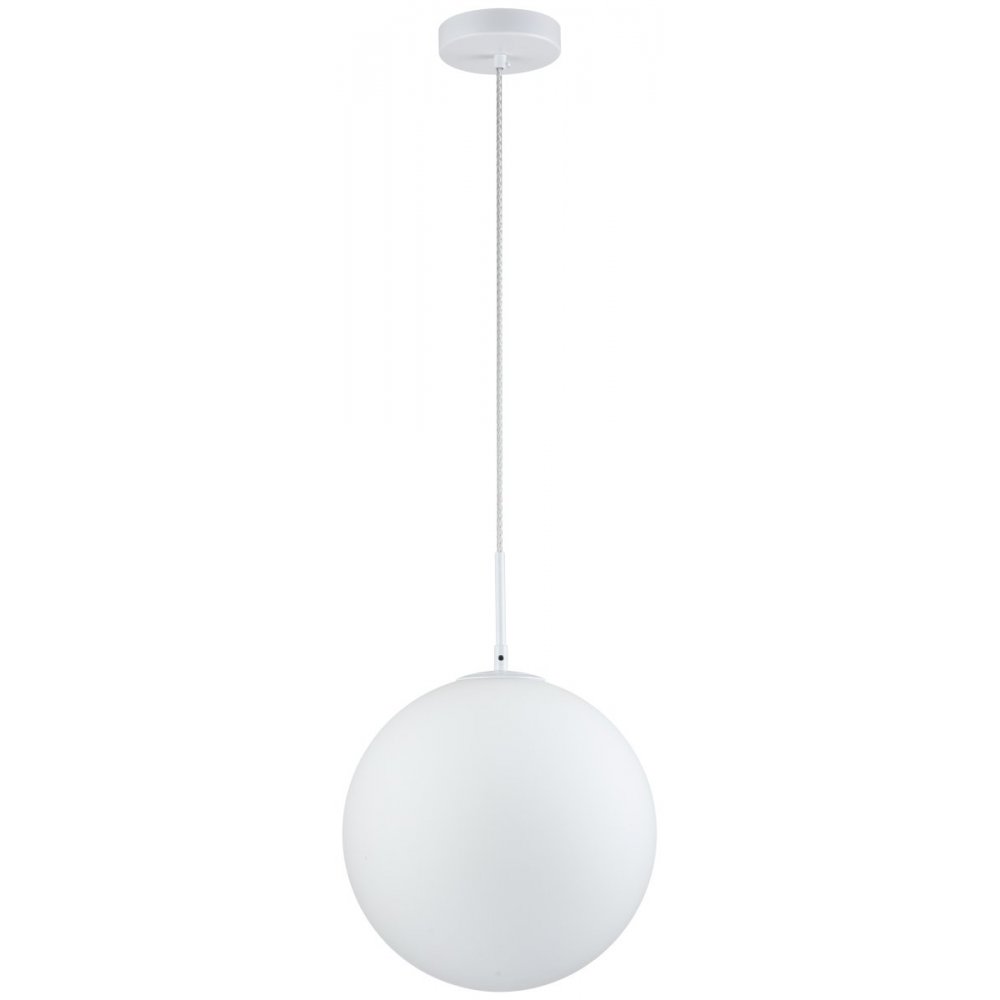 Белый подвесной светильник с плафоном шар 30см «Antell» 2168/01/01PL