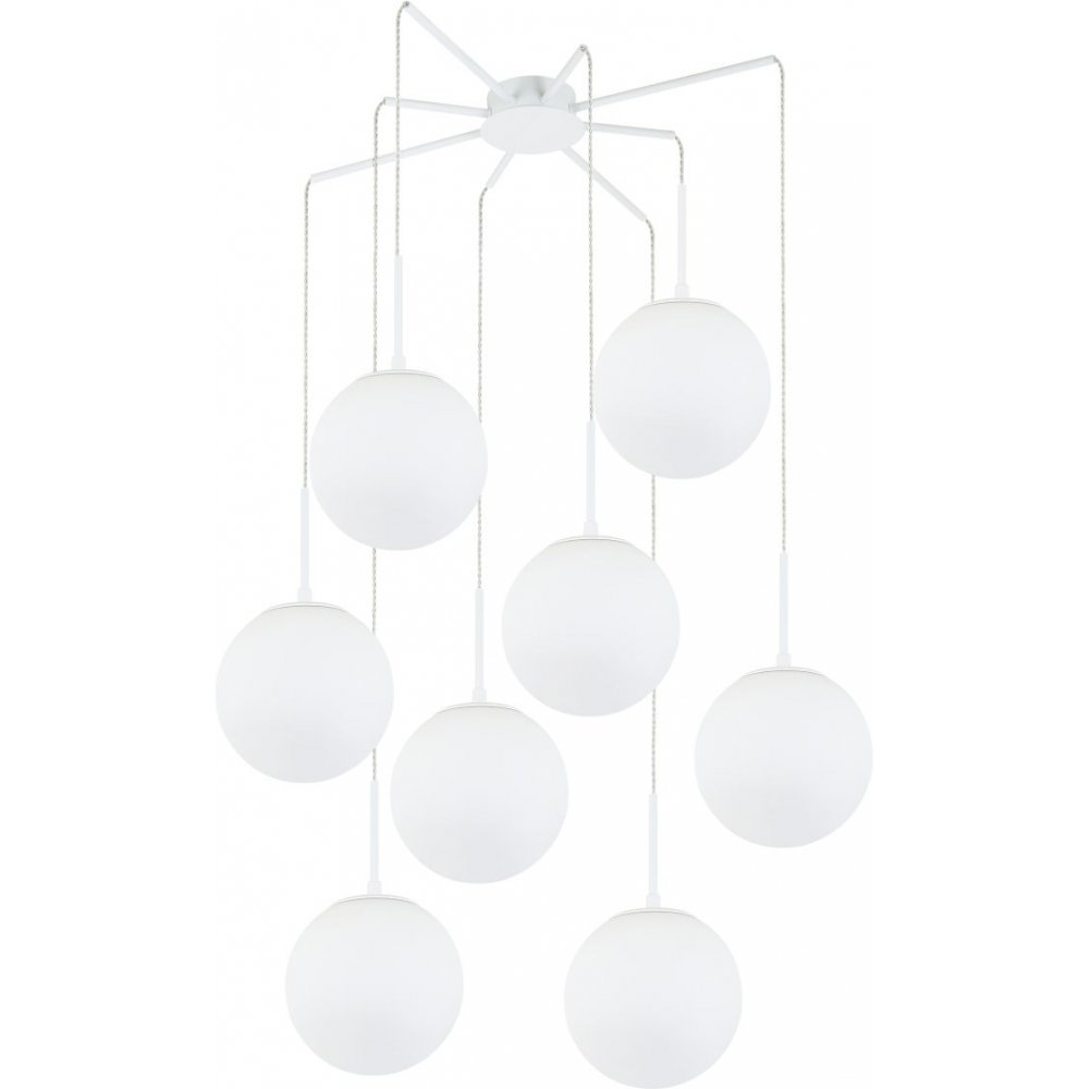 Светильник с подвесами шар на круглом основании «Antell» 2168/01/08P