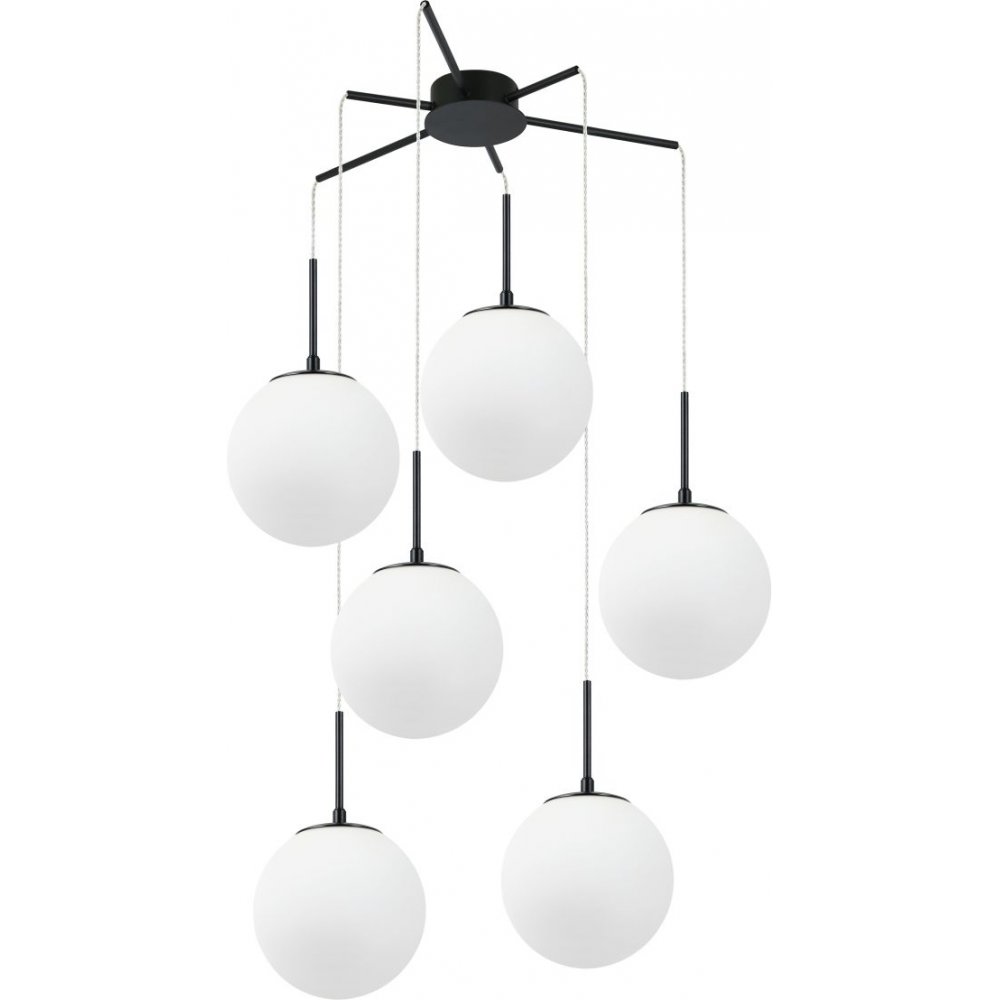 Светильник с подвесами шар на круглом основании «Antell» 2168/02/06P