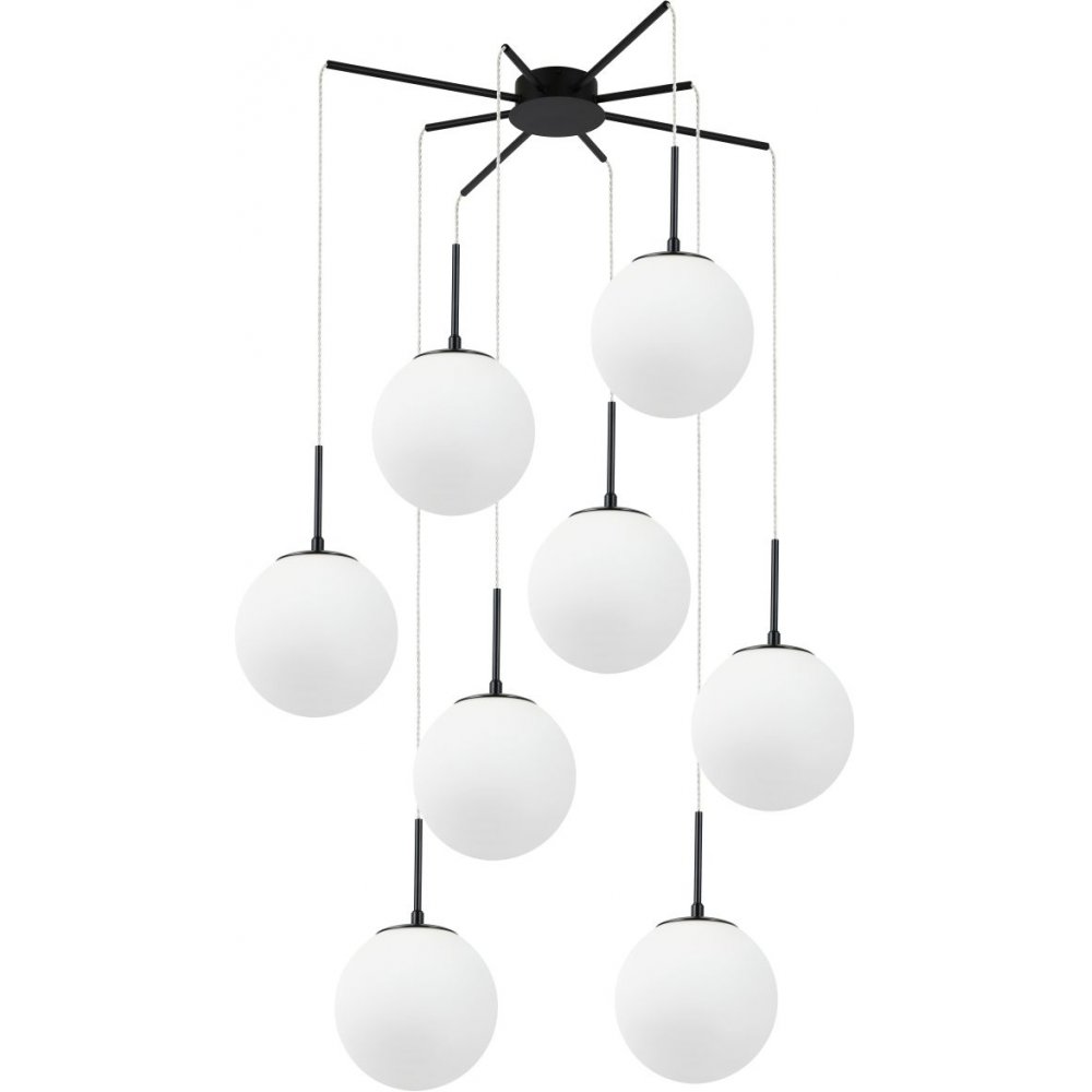 Светильник с подвесами шар на круглом основании «Antell» 2168/02/08P