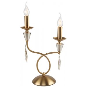 Настольная лампа свечи бронзового цвета «Grace»