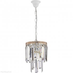 Подвесной светильник с длинными хрустальными подвесками «Kristalina»