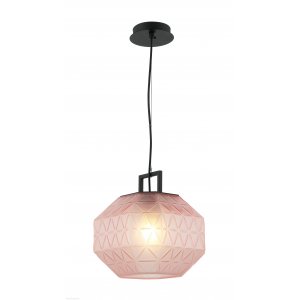 Подвесной светильник с розовым плафоном «Chest»