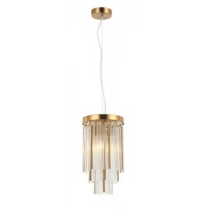 Подвесной светильник бронзового цвета с подвесками «Style rain»
