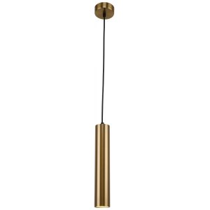 Подвесной светильник цилиндр бронзового цвета «Ausver»