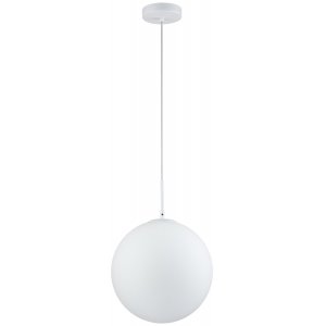 Белый подвесной светильник с плафоном шар 30см «Antell»