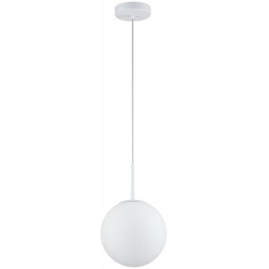 Белый подвесной светильник с плафоном шар 20см «Antell»