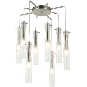 Светильник с 8 подвесами на круглом основании «MONNE»