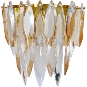 Настенный светильник с хрустальными подвесками «New Ton»