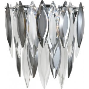 Настенный светильник с хрустальными подвесками «New Ton»