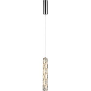 Хрустальный подвесной светильник 25Вт 2800-6500К с пультом «Gabbana»