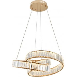 Хрустальная подвесная люстра 80Вт 3000-6500К с пультом «Vintage»