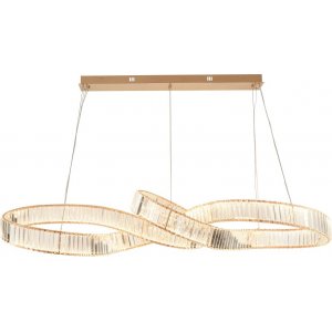 Хрустальная подвесная люстра 150Вт 3000-6500К с пультом «Vintage»