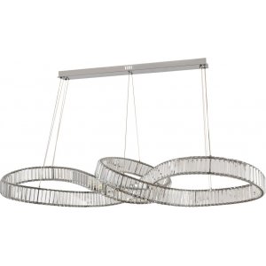 Хрустальная подвесная люстра 150Вт 3000-6500К с пультом «Vintage»