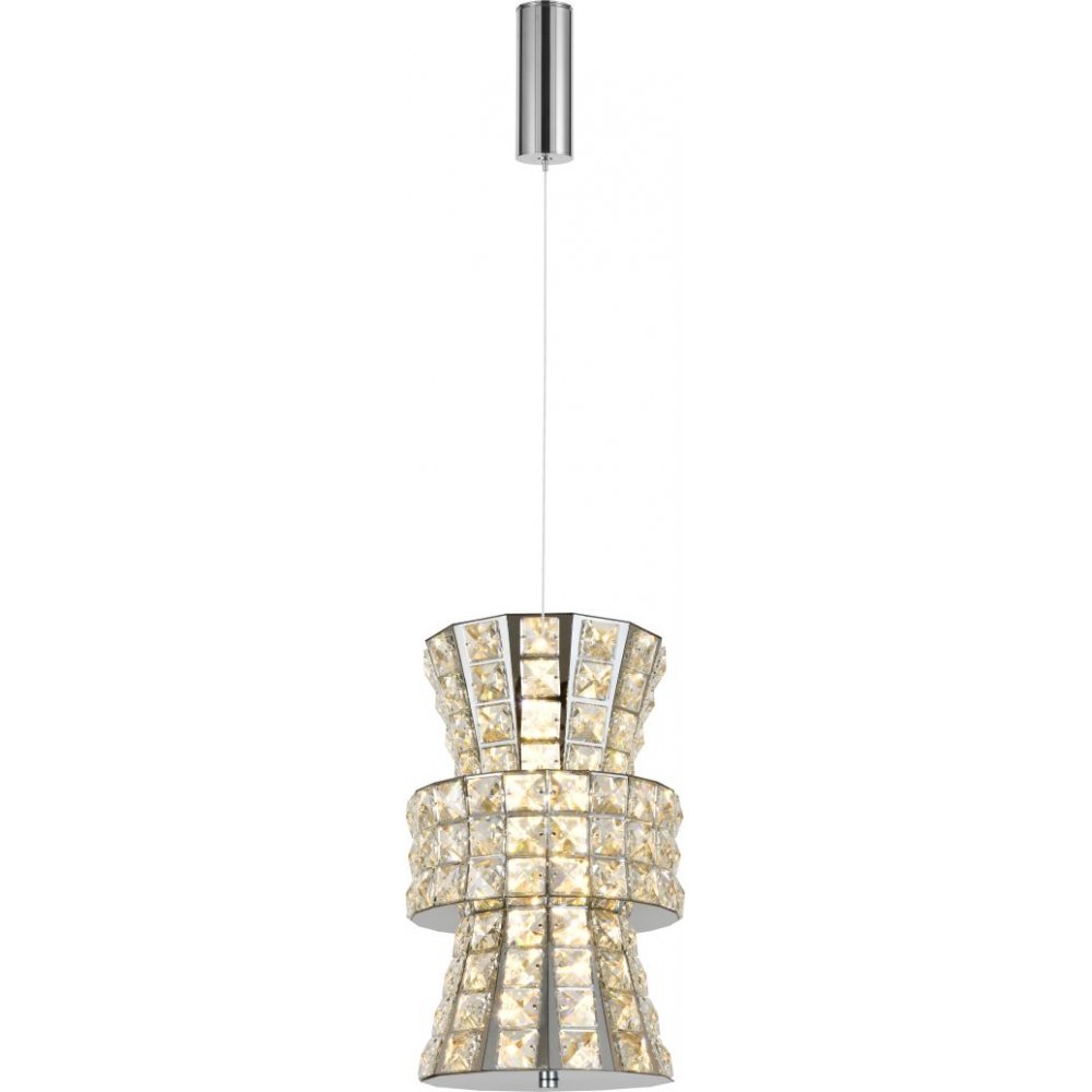 Хрустальный подвесной светильник 30Вт 3000-6000К с пультом «Karnelli» 4024/09/01P