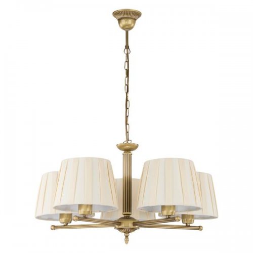 Подвесная люстра с арматурой под античную бронзу 1105 Queen 5 Queen TK Lighting
