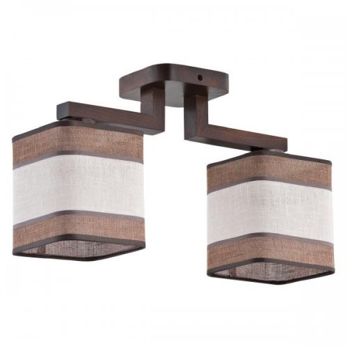 Потолочный светильник с квадратными плафонами цвета венге 112 Ibis Venge 2 ibis TK Lighting