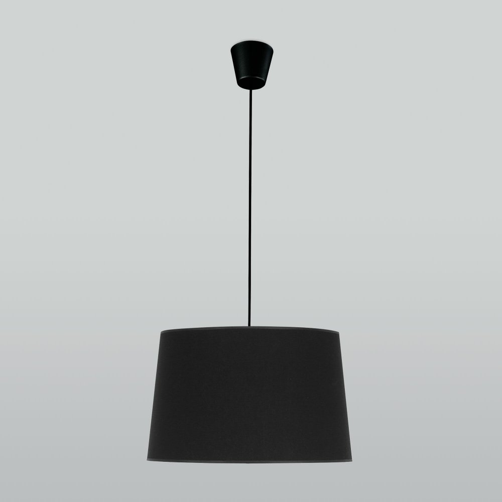 Чёрный подвесной светильник с абажуром 1885 maja black