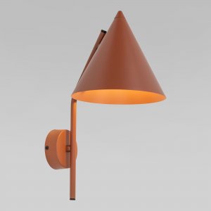 Коричневое настенное бра конус «Cono»