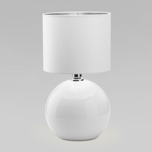 Белая настольная лампа «Palla»