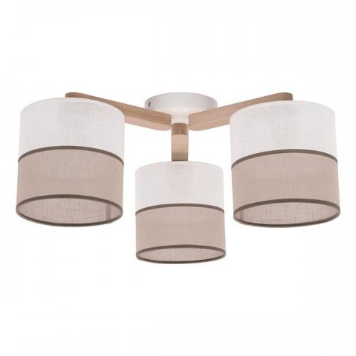 Трехрожковый потолочный светильник из дерева 983 Laura 3 Laura TK Lighting