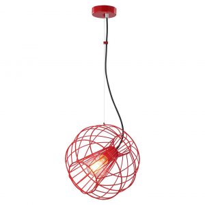 Красный подвесной светильник «Serena»