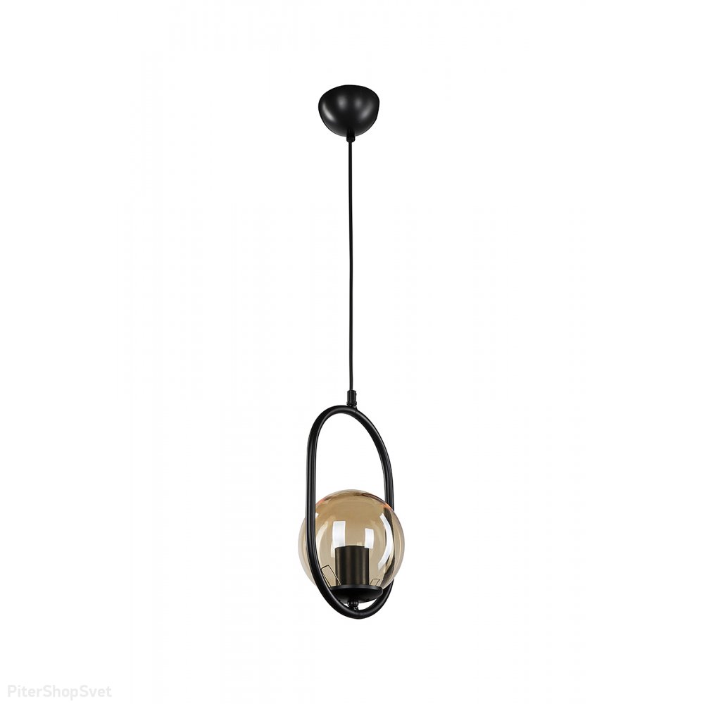 подвесной светильник с плафоном шар «Kerrie» TL1609H-01BK