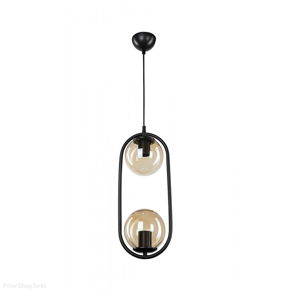 подвесной светильник с плафонами шар «Kerrie» TL1609H-02BK