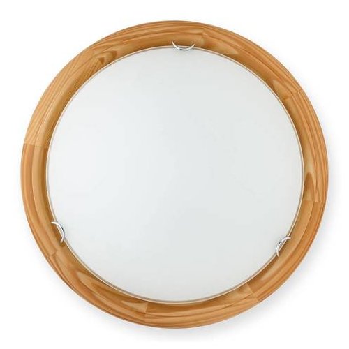 Белый светильник с деревянным обрамлением TL9023Y-02PN Hillary ТопЛайт (TopLight)