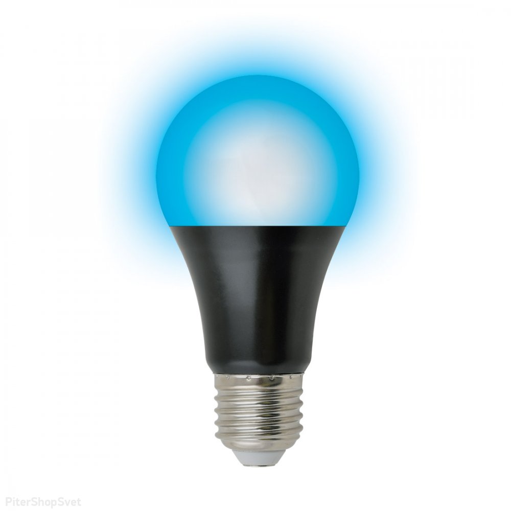 Ультрафиолетовая лампа Е27 9Вт LED-A60-9W/UVAD/E27/FR PLZ07BK