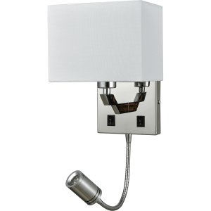 Настольная лампа с лампой для чтения «Ultimo» VL1523W02