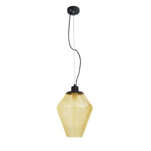 Подвесной светильник с янтарным плафоном «Calima»