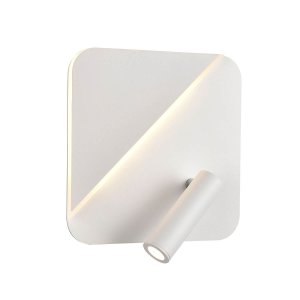 Белый светильник для чтения с подсветкой «Radar»