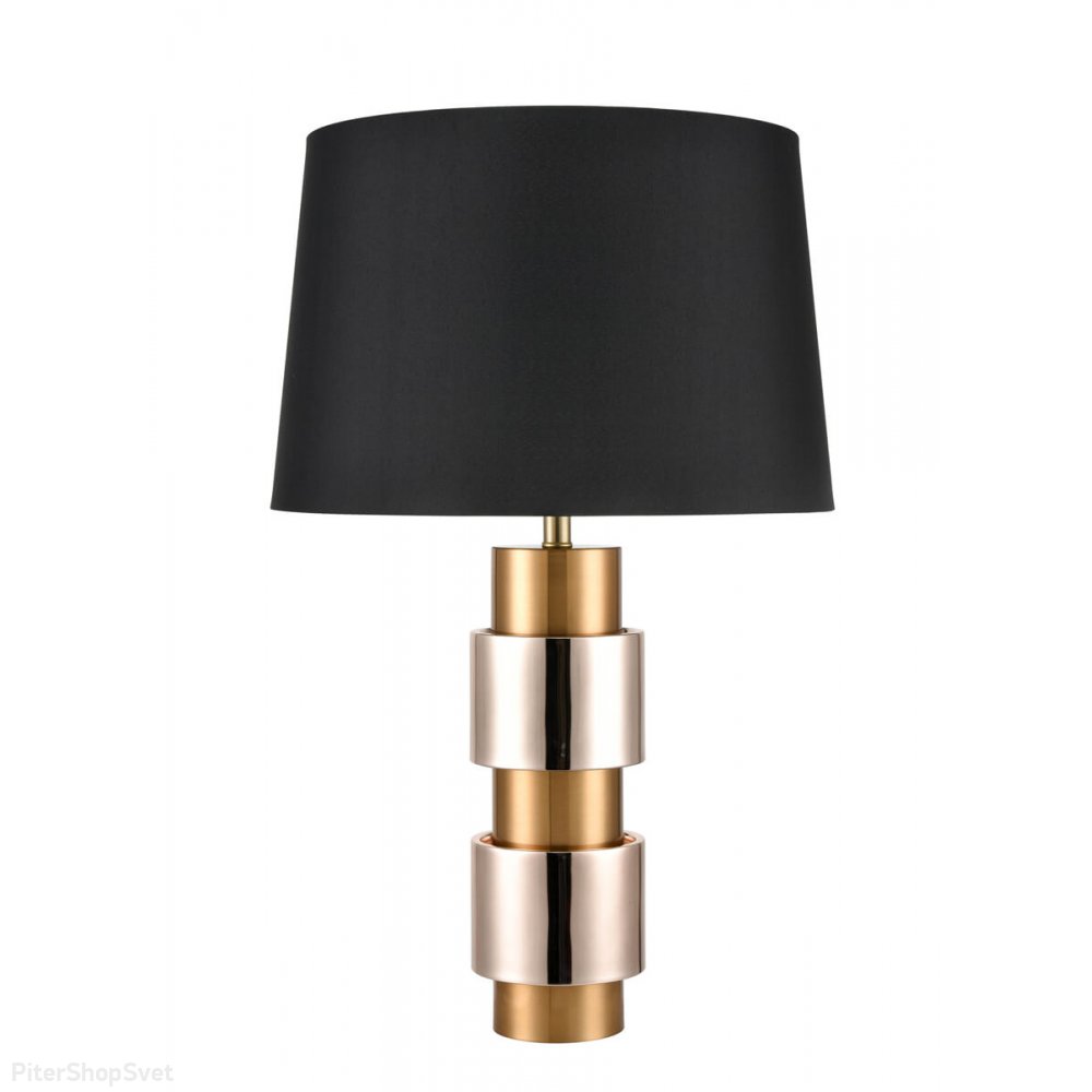 Настольная лампа с чёрным абажуром «Rome» VL5754N01