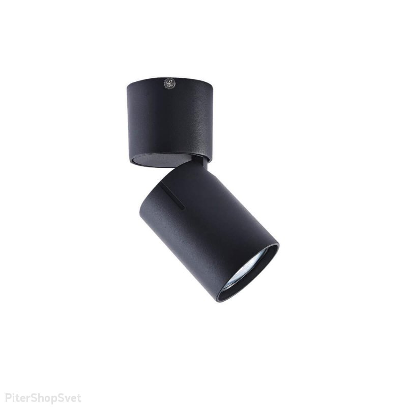 Чёрный накладной поворотный светильник «Carrisi» VL8062S01