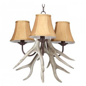 Подвесная люстра с рогами