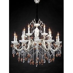 Подвесная люстра с хрустальными подвесками V2321/10+5