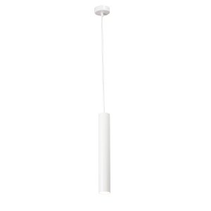 Белый подвесной светильник цилиндр